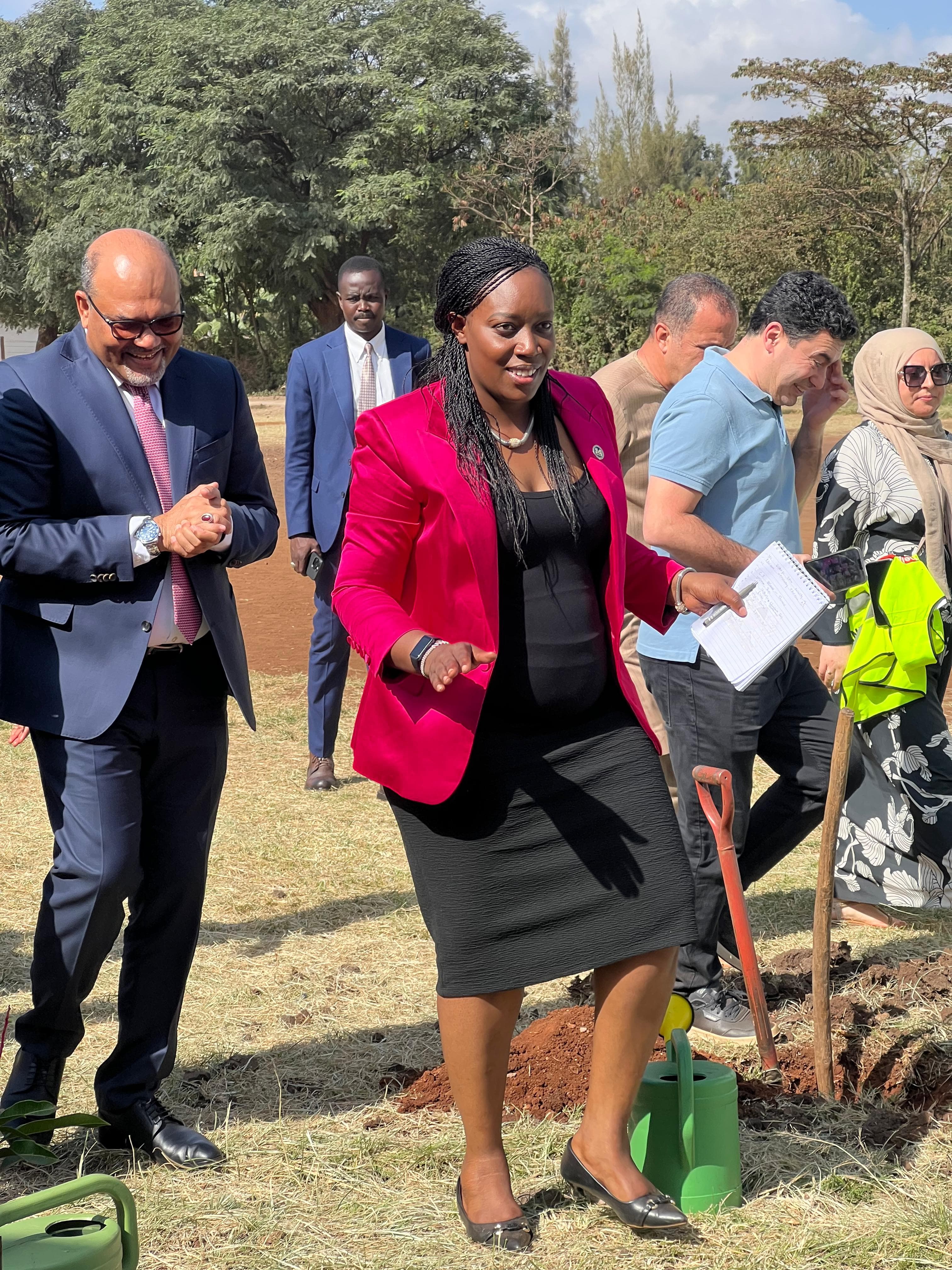 Guest at environment day event